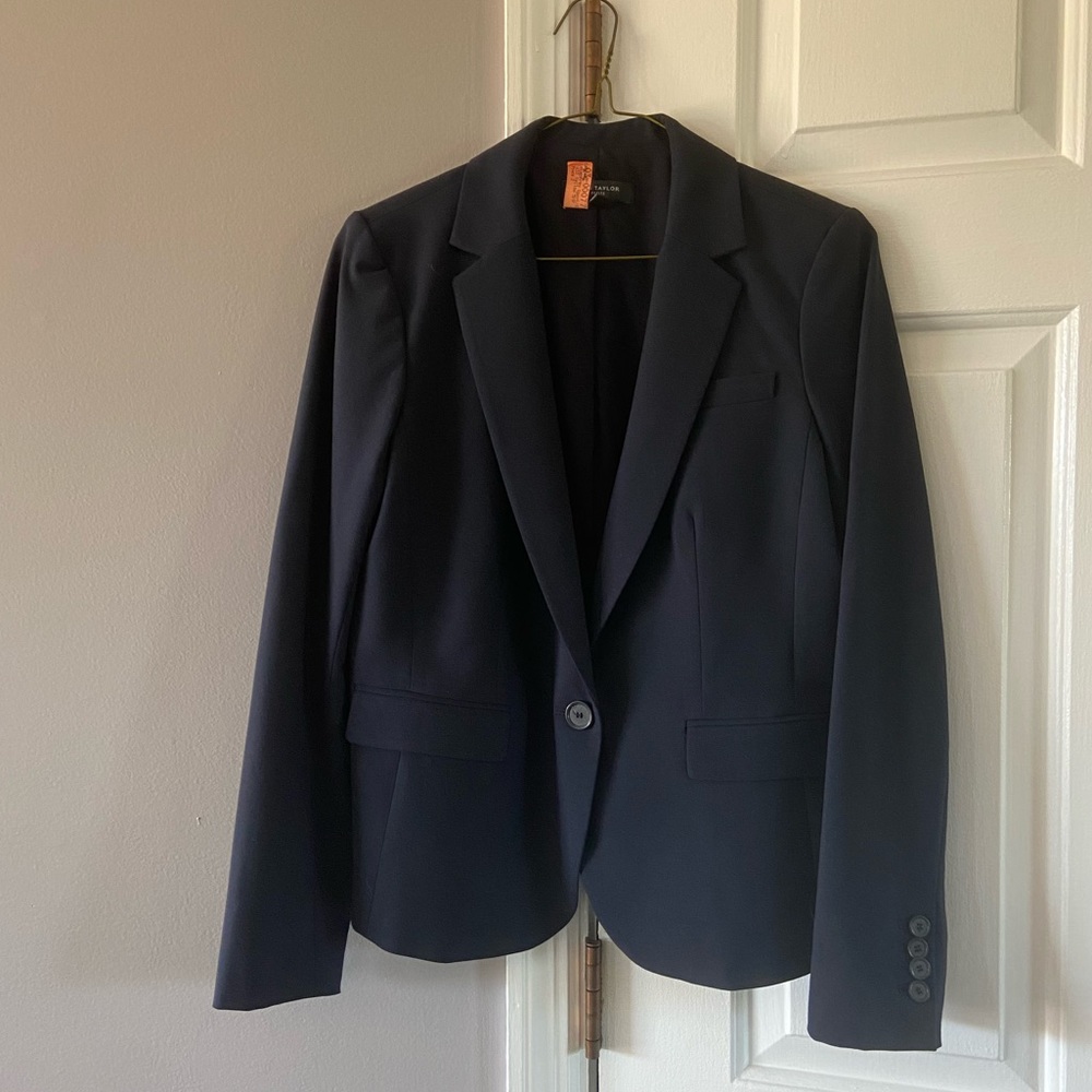 Navy Ann Taylor Blazer